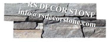 Light Grey Mica Cement Stone Panel(cement backing)