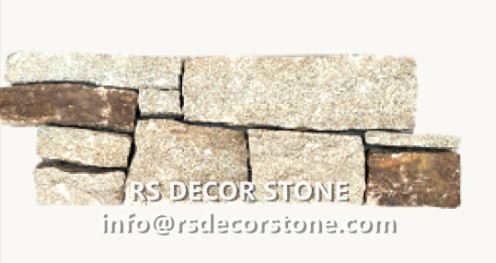 Yellow Gneiss Ledgestone(Metal Mesh Backing)