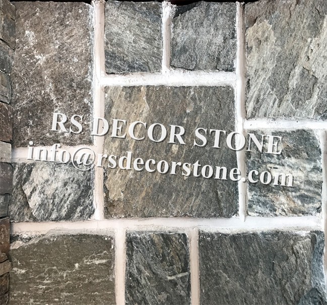 Grey Stripe Mica Castle Stone Veneer